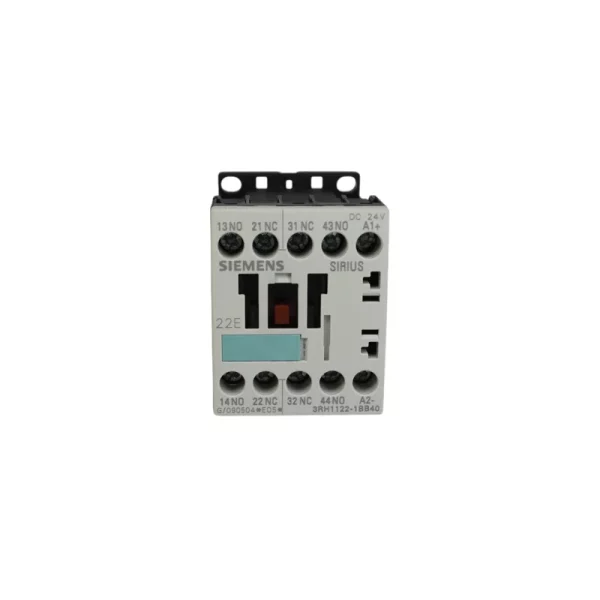 کنتاکتور فرمان 6 آمپر 3 باز یک بسته زیمنس 3RH1131-1BB40