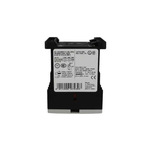 کنتاکتور فرمان 6 آمپر 3 باز یک بسته زیمنس 3RH1131-1BB40 - تصویر 3